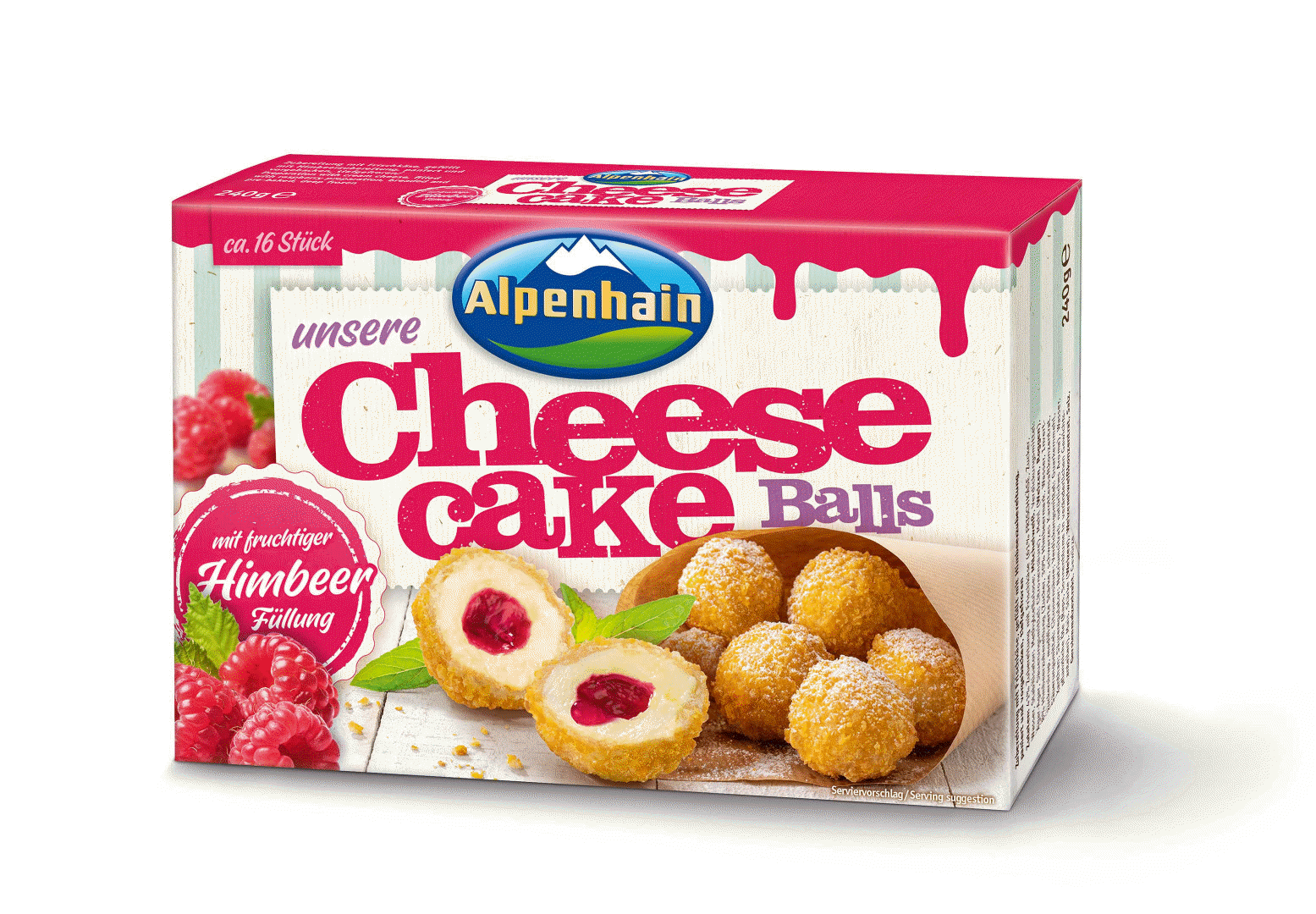 | on 2023 Anuga Raspberry Alpenhain the Exhibitor Cheesecake Balls